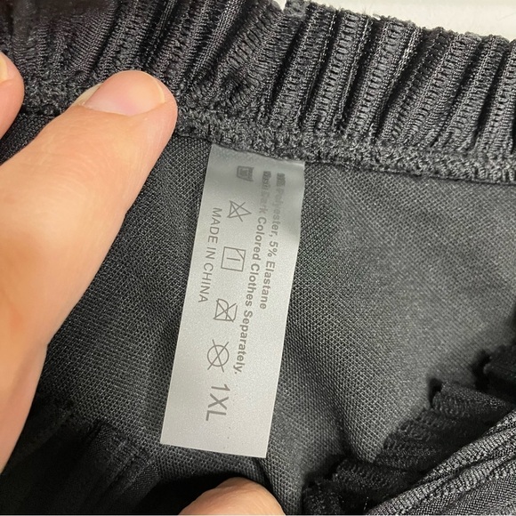 SHEIN textured bikini orange and black size 1XL - Picture 4 of 11